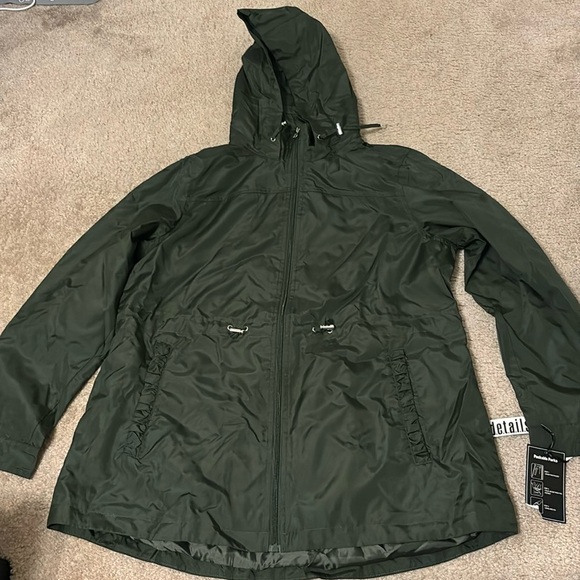 INTL details Jackets & Blazers - Rain Jacket